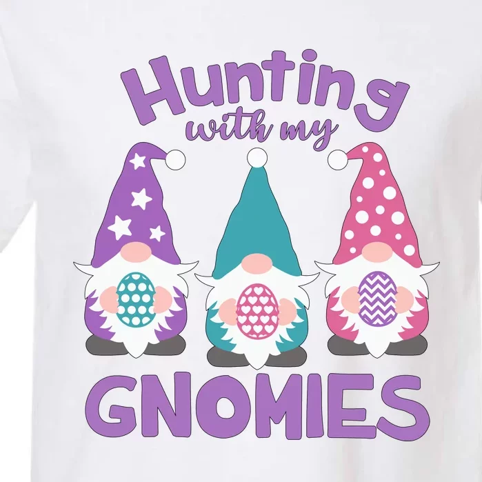 Hunting With My Gnomies Funny Easter Garment-Dyed Heavyweight T-Shirt