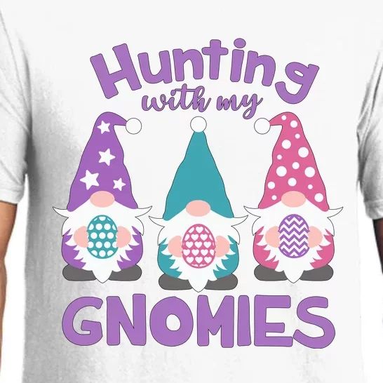 Hunting With My Gnomies Funny Easter Pajama Set