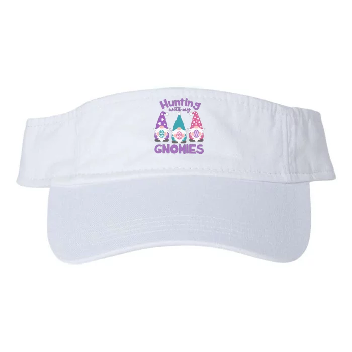 Hunting With My Gnomies Funny Easter Valucap Bio-Washed Visor