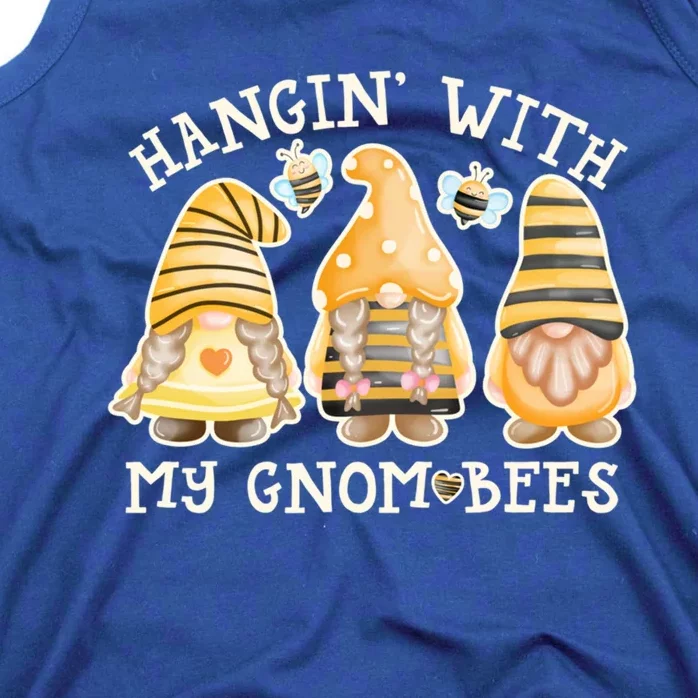 Hanging With My Gnombees Cute Bumble Bee Gnome Gift Tank Top