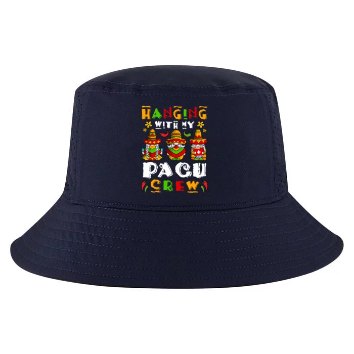 Hanging With My Pacu Nurse Crew Cinco De Mayo Gnome Nurse Great Gift Cool Comfort Performance Bucket Hat