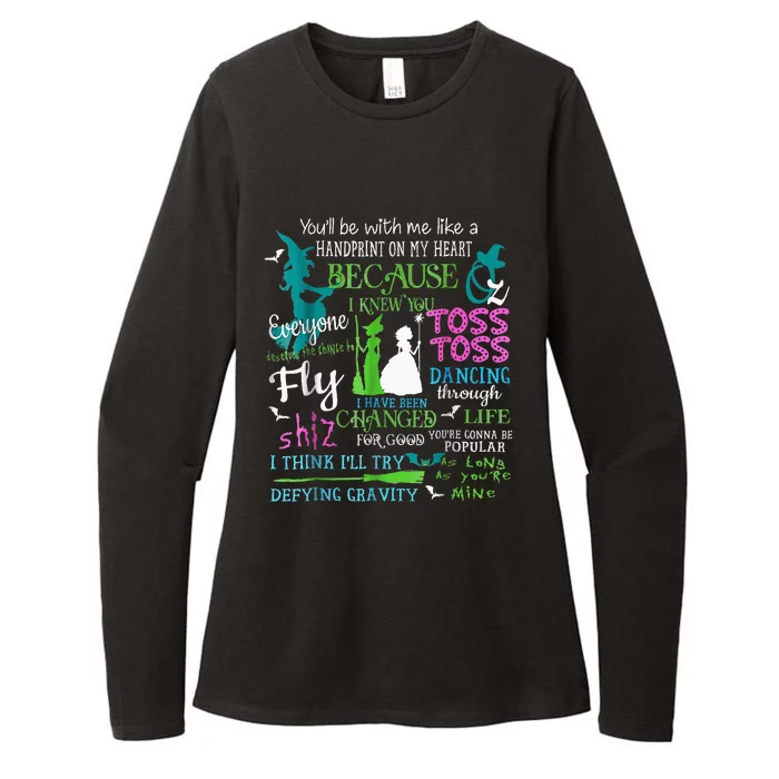 Halloween Wicked Musical Womens CVC Long Sleeve Shirt