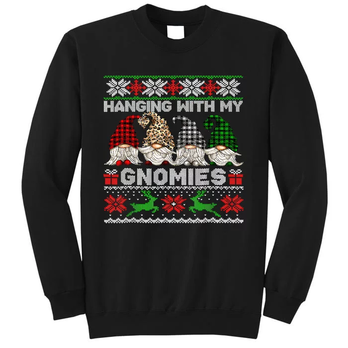 Hanging With My Gnomies Xmas Cute Gnomes Ugly Sweater Sweatshirt