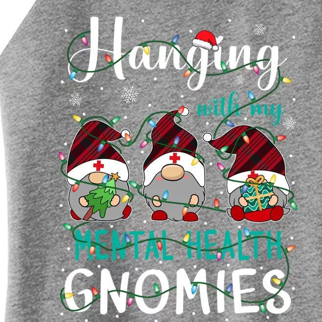 Hanging With My Tal Health Nurse Gnomies Nurse Gnomes Gift Women’s Perfect Tri Rocker Tank