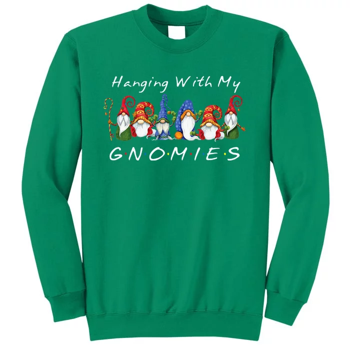 Hanging With My Gnomies Funny Gnome Friend Christmas Sweatshirt