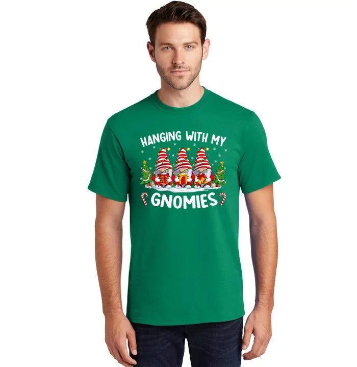 Hanging With My Gnomies Matching Family Christmas Pjs Gnome Tall T-Shirt