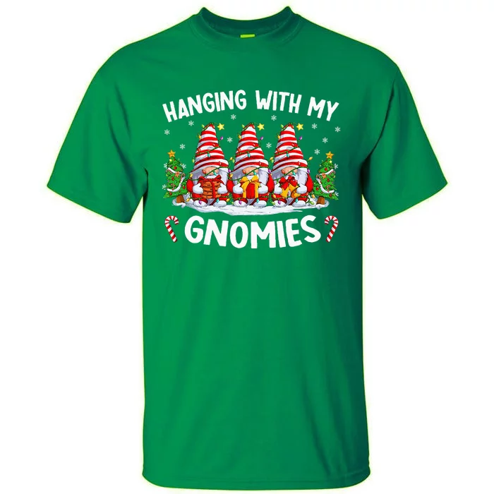 Hanging With My Gnomies Matching Family Christmas Pjs Gnome Tall T-Shirt