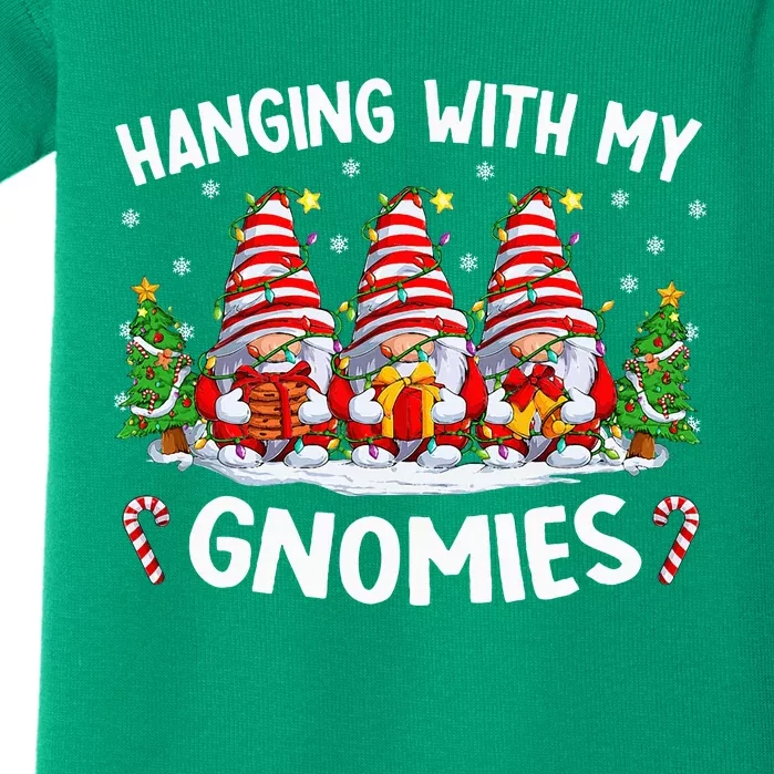 Hanging With My Gnomies Matching Family Christmas Pjs Gnome Baby Bodysuit