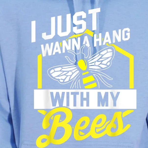 Hang With My Bees Beekeeper & Beekeeping Gift Unisex Surf Hoodie