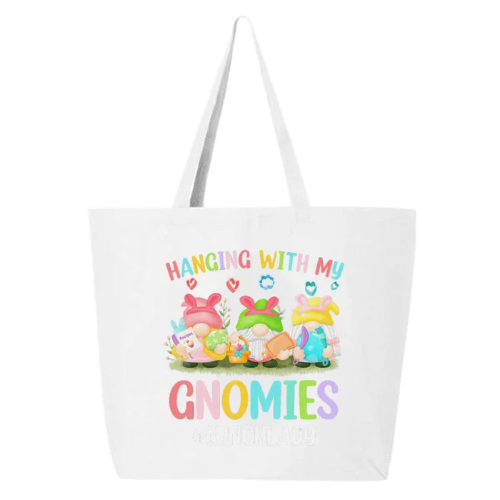 Hanging With My Gnomies Lunch Lady Easter Bunny Gnome 25L Jumbo Tote