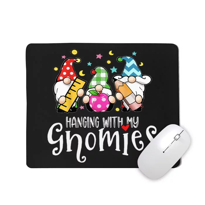 Hanging With My Gnomies Merry Christmas Teacher Gnomes Pjs Mousepad