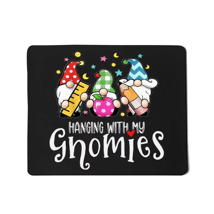 Hanging With My Gnomies Merry Christmas Teacher Gnomes Pjs Mousepad