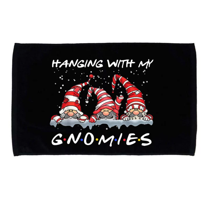 Hanging With My Gnomies Friends Christmas Microfiber Hand Towel