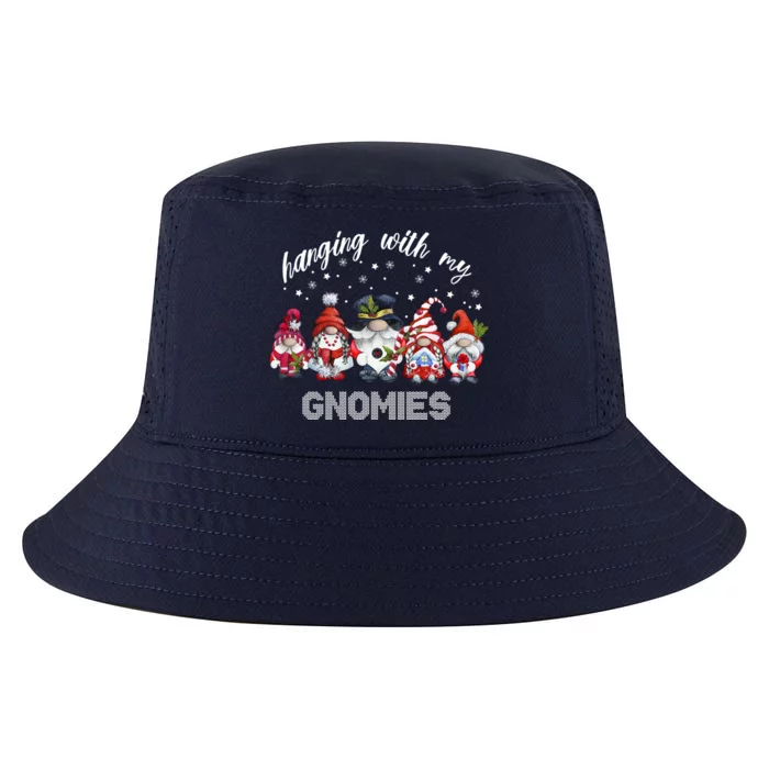 Hanging With My Gnomies Funny Garden Gift For Christmas Cool Comfort Performance Bucket Hat