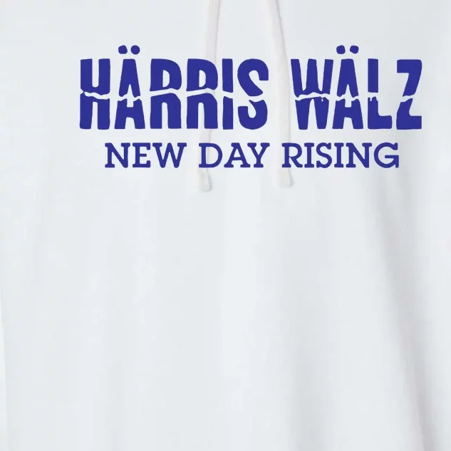 Harris Walz New Day Rising Garment-Dyed Fleece Hoodie