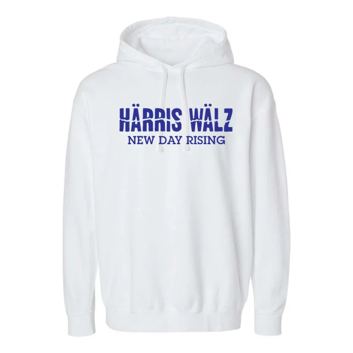 Harris Walz New Day Rising Garment-Dyed Fleece Hoodie