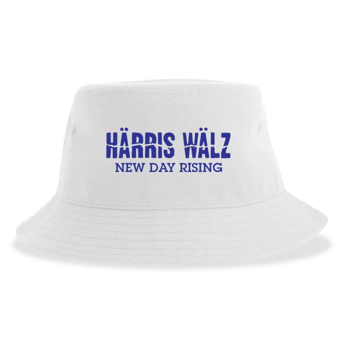 Harris Walz New Day Rising Sustainable Bucket Hat