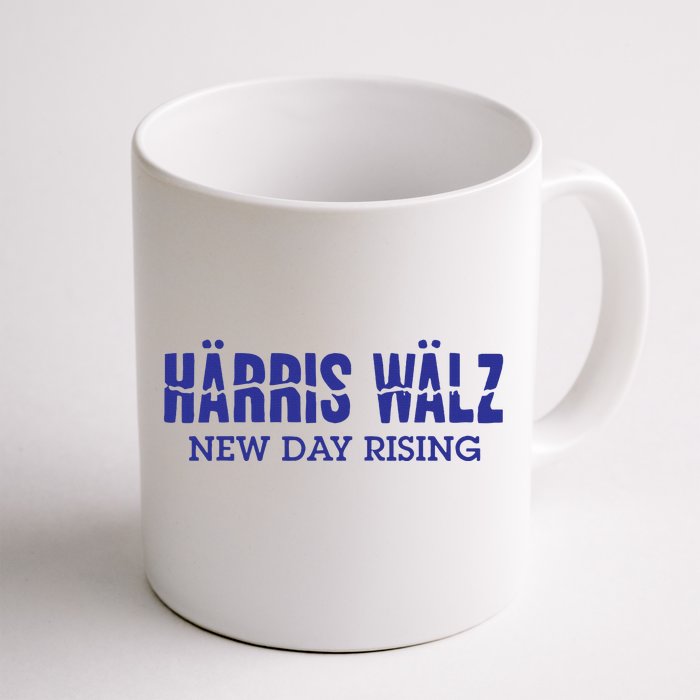 Harris Walz New Day Rising Front & Back Coffee Mug