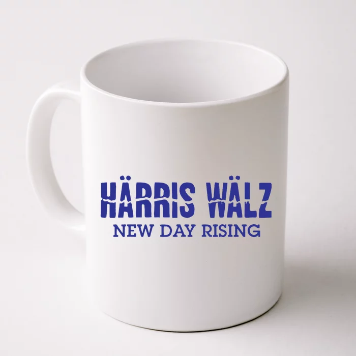 Harris Walz New Day Rising Front & Back Coffee Mug