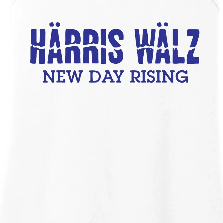 Harris Walz New Day Rising Ladies Essential Tank