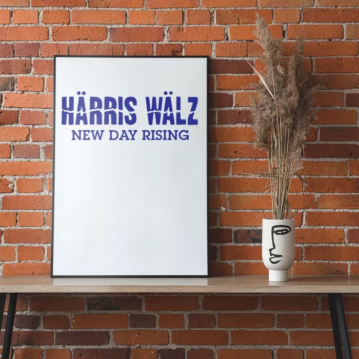 Harris Walz New Day Rising Poster