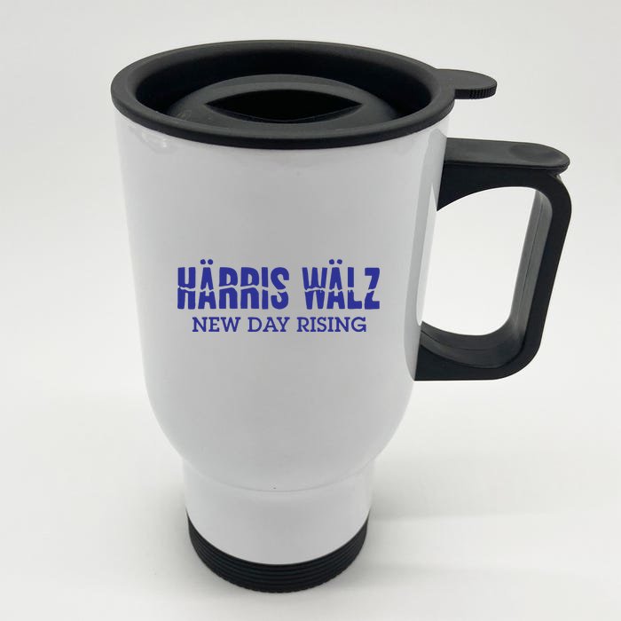 Harris Walz New Day Rising Front & Back Stainless Steel Travel Mug