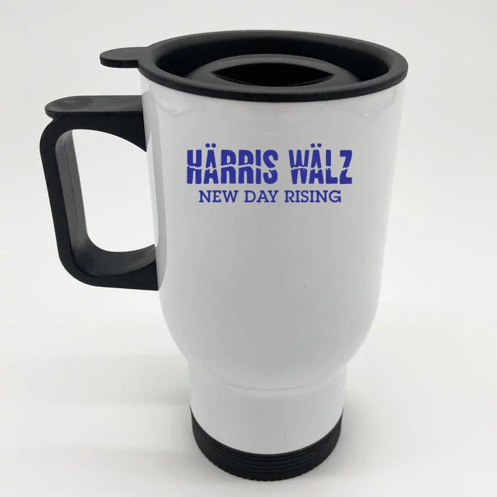 Harris Walz New Day Rising Front & Back Stainless Steel Travel Mug