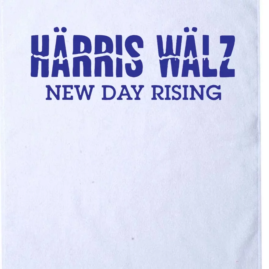 Harris Walz New Day Rising Platinum Collection Golf Towel