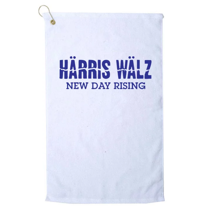 Harris Walz New Day Rising Platinum Collection Golf Towel