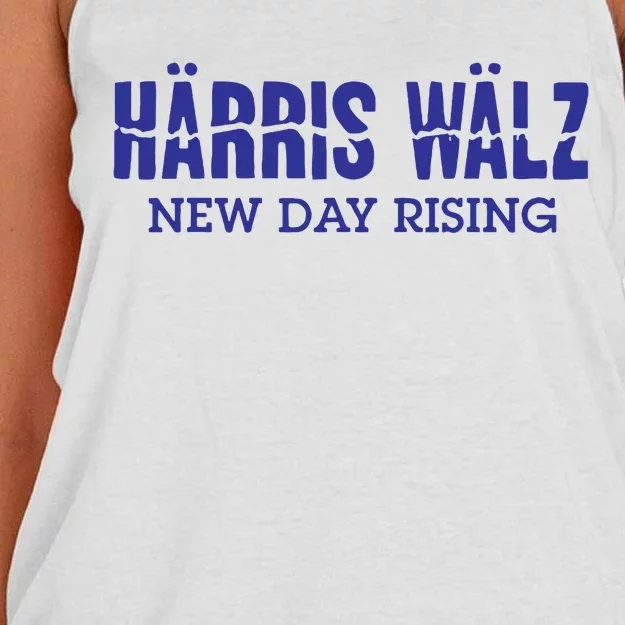 Harris Walz New Day Rising Women's Knotted Racerback Tank