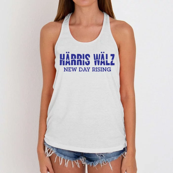 Harris Walz New Day Rising Women's Knotted Racerback Tank