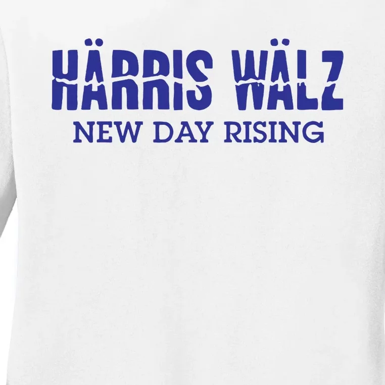 Harris Walz New Day Rising Ladies Long Sleeve Shirt