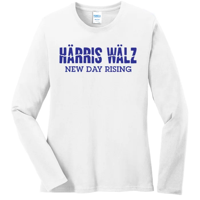 Harris Walz New Day Rising Ladies Long Sleeve Shirt