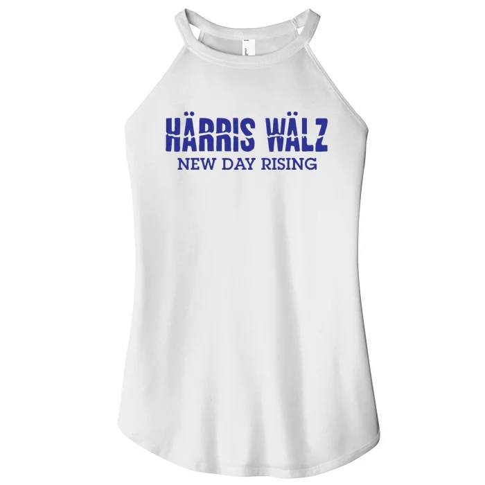 Harris Walz New Day Rising Women’s Perfect Tri Rocker Tank