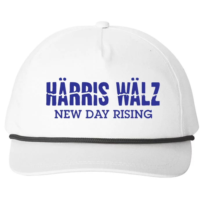 Harris Walz New Day Rising Snapback Five-Panel Rope Hat