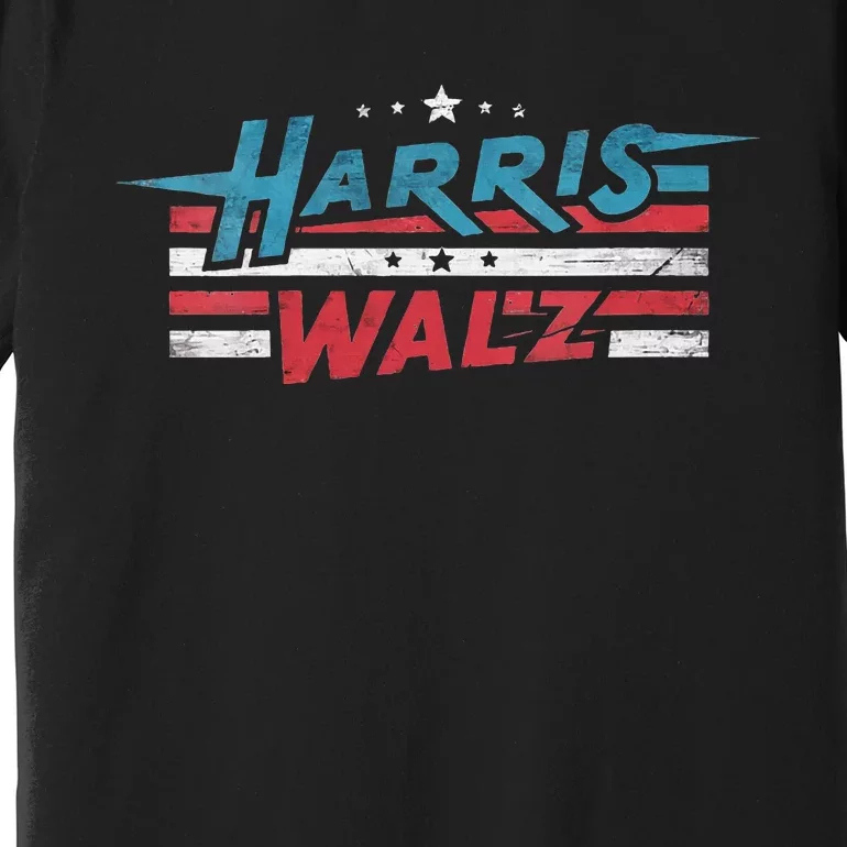 Harris Walz New President Kamala Premium T-Shirt