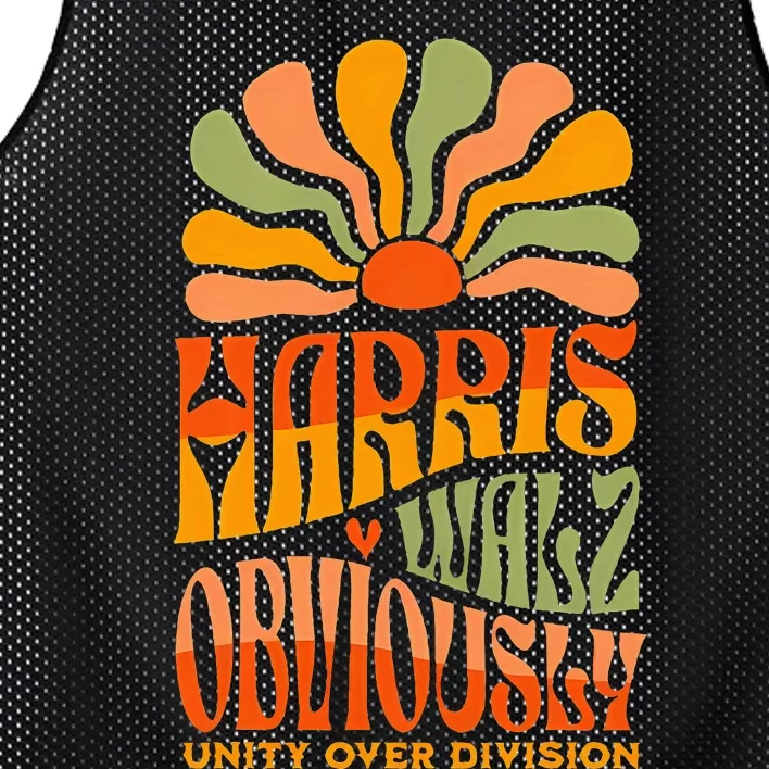 Harris Walz Obviously Unity Over Division Harris Walz 2024 Mesh Reversible Basketball Jersey Tank