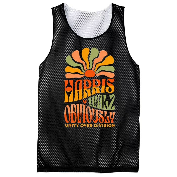 Harris Walz Obviously Unity Over Division Harris Walz 2024 Mesh Reversible Basketball Jersey Tank