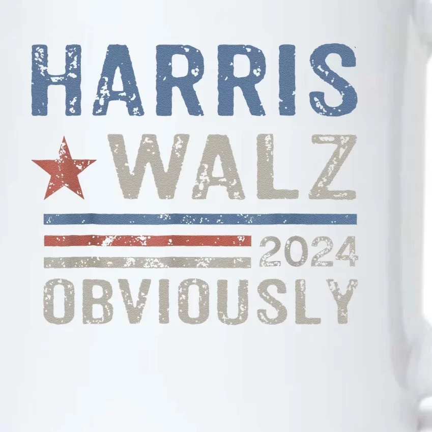 Harris Walz Obviously 2024 Harris Tim Walz Waltz 2024 Black Color Changing Mug