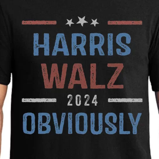 Harris Walz Obviously 2024 Harris Tim Walz Waltz 2024 Pajama Set