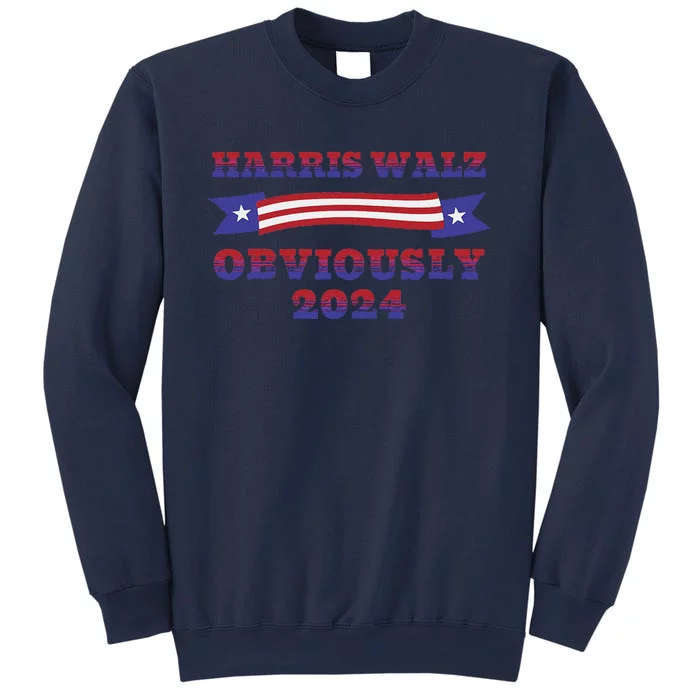 Harris Walz Obviously Kamala Harris Tim Waltz Election Sweatshirt