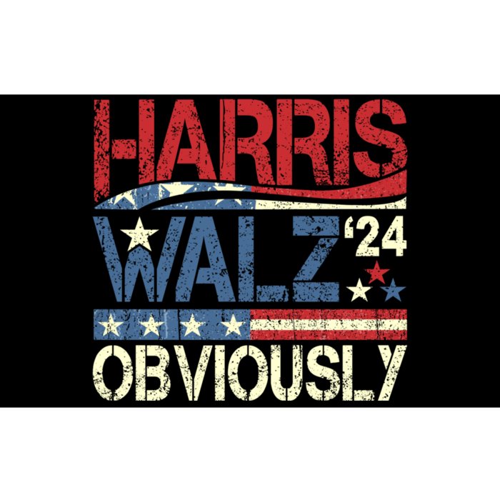 Harris Walz Obviously! Harris Waltz 2024 Election Bumper Sticker