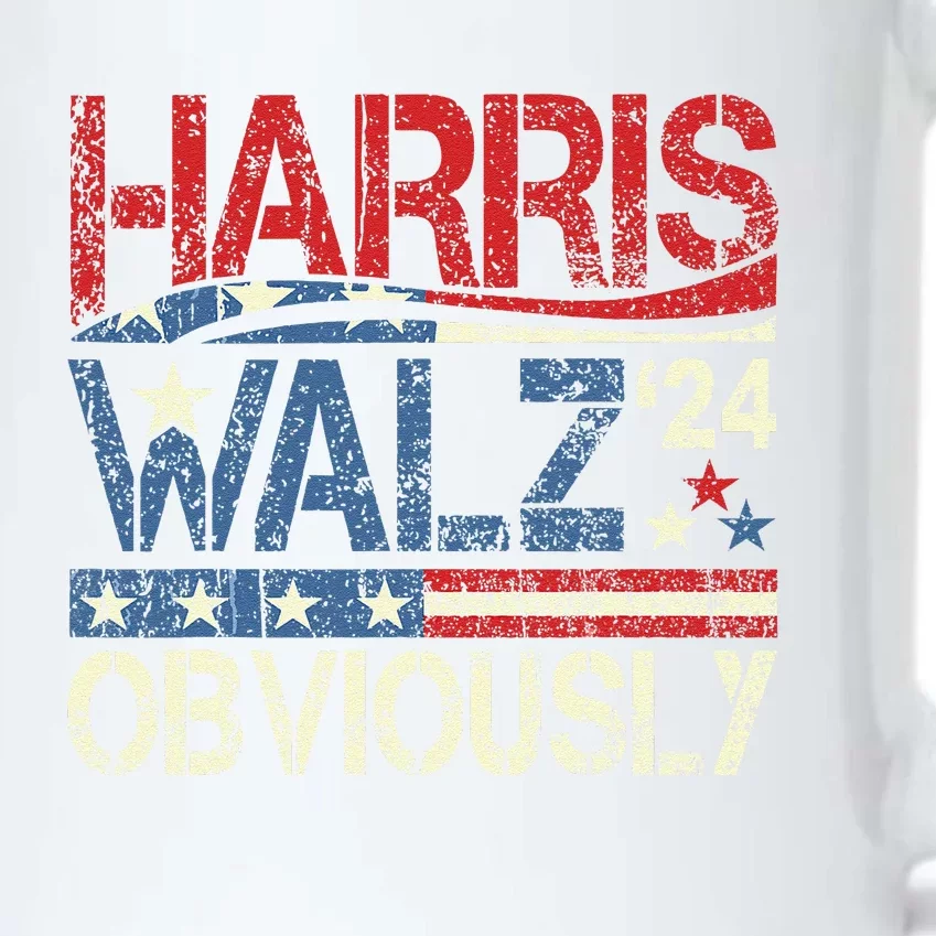 Harris Walz Obviously! Harris Waltz 2024 Election Gift Black Color Changing Mug