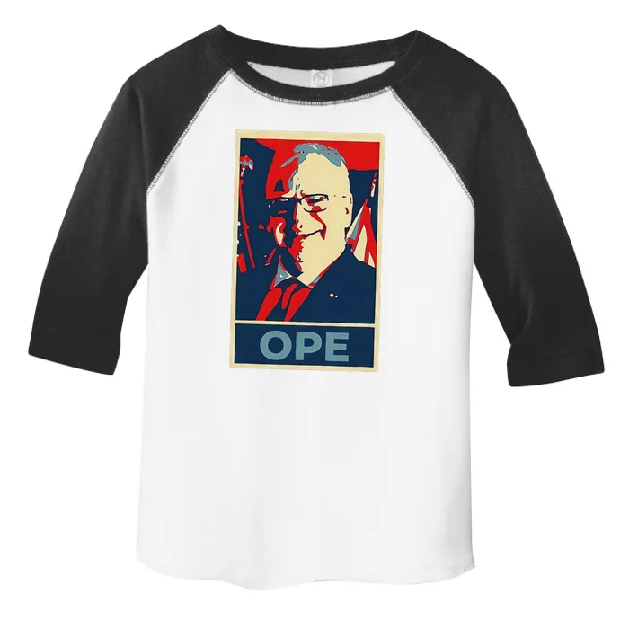 Harris Walz Ope Hope 2024 Campaign Design Toddler Fine Jersey T-Shirt