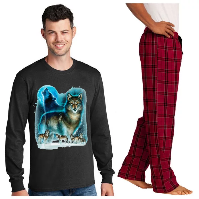 Hunter’s Wolf Owl House Long Sleeve Pajama Set