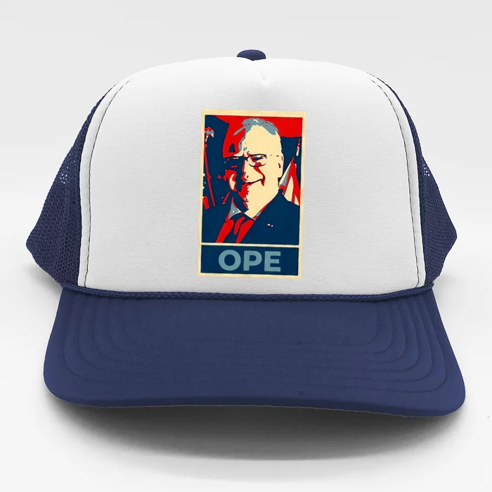 Harris Walz Ope Hope Trucker Hat