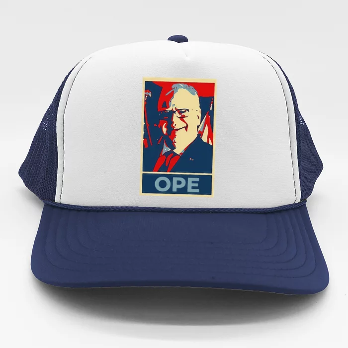 Harris Walz Ope Hope Trucker Hat