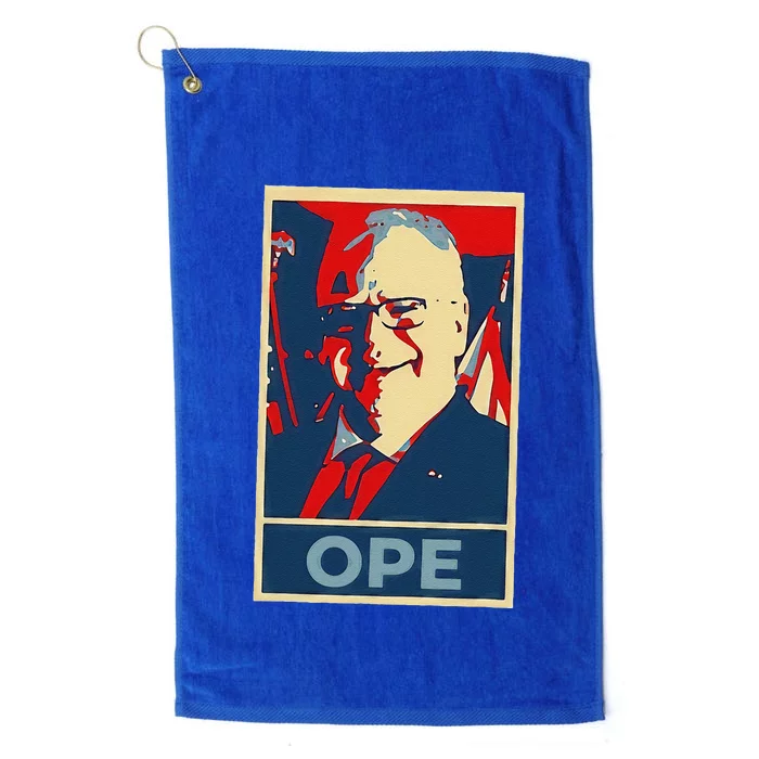 Harris Walz Ope Hope Platinum Collection Golf Towel