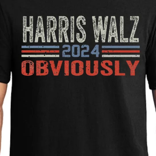 Harris Walz. Obviously. Kamala Harris Tim Walz Gift Pajama Set