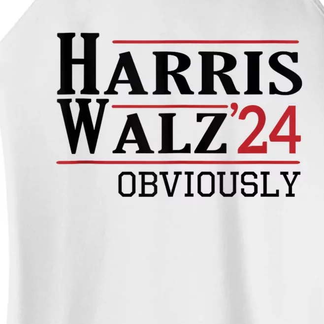 Harris Walz Obviously 2024 Harris Tim Walz Waltz 2024 Women’s Perfect Tri Rocker Tank